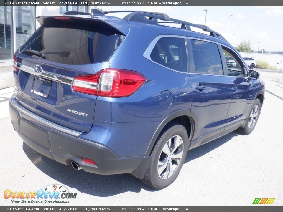 2019 Subaru Ascent Premium Abyss Blue Pearl / Warm Ivory Photo #7