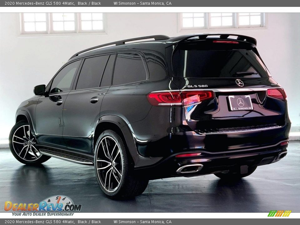 2020 Mercedes-Benz GLS 580 4Matic Black / Black Photo #10