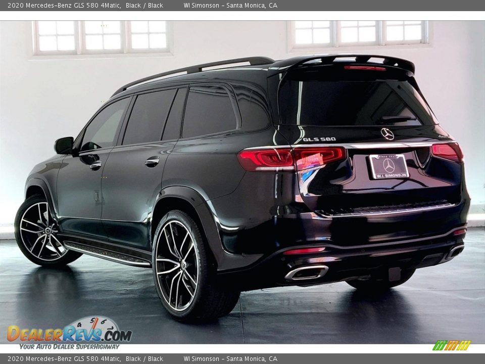 2020 Mercedes-Benz GLS 580 4Matic Black / Black Photo #10