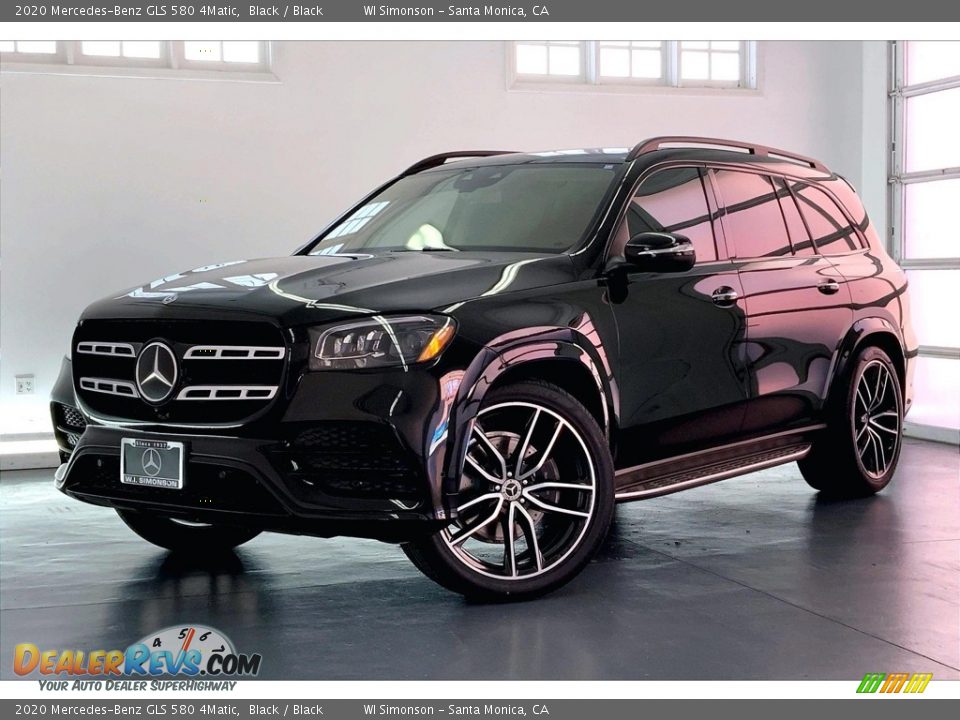 2020 Mercedes-Benz GLS 580 4Matic Black / Black Photo #12