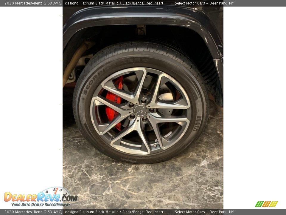 2020 Mercedes-Benz G 63 AMG designo Platinum Black Metallic / Black/Bengal Red Insert Photo #7