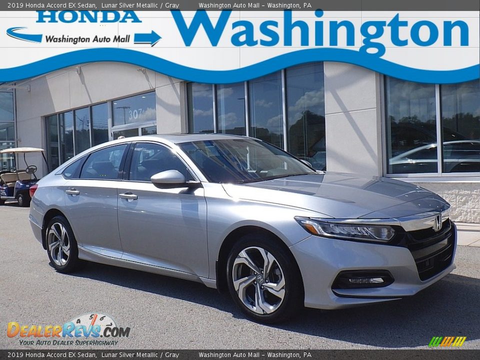 2019 Honda Accord EX Sedan Lunar Silver Metallic / Gray Photo #1