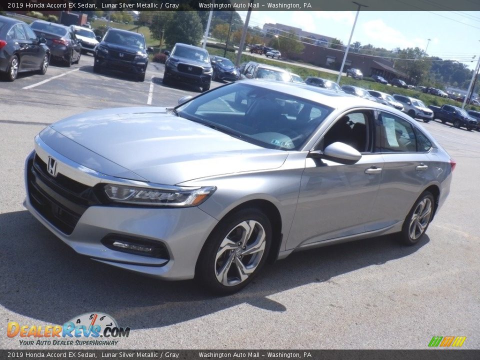 2019 Honda Accord EX Sedan Lunar Silver Metallic / Gray Photo #6