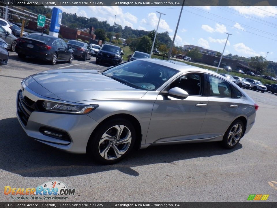 2019 Honda Accord EX Sedan Lunar Silver Metallic / Gray Photo #7