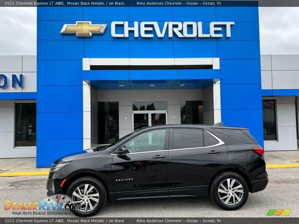 2023 Chevrolet Equinox LT AWD Mosaic Black Metallic / Jet Black Photo #1