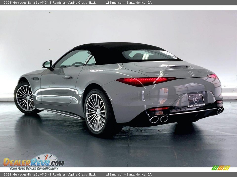 2023 Mercedes-Benz SL AMG 43 Roadster Alpine Gray / Black Photo #2