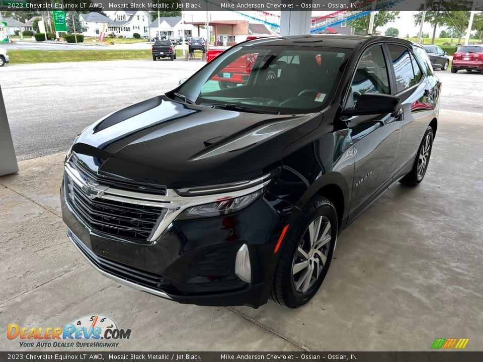 2023 Chevrolet Equinox LT AWD Mosaic Black Metallic / Jet Black Photo #2