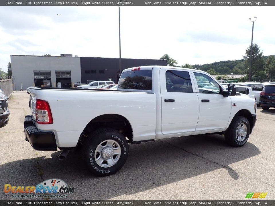 2023 Ram 2500 Tradesman Crew Cab 4x4 Bright White / Diesel Gray/Black Photo #5