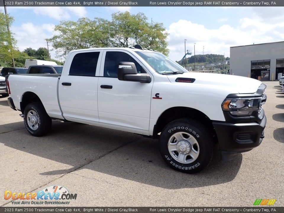 2023 Ram 2500 Tradesman Crew Cab 4x4 Bright White / Diesel Gray/Black Photo #7