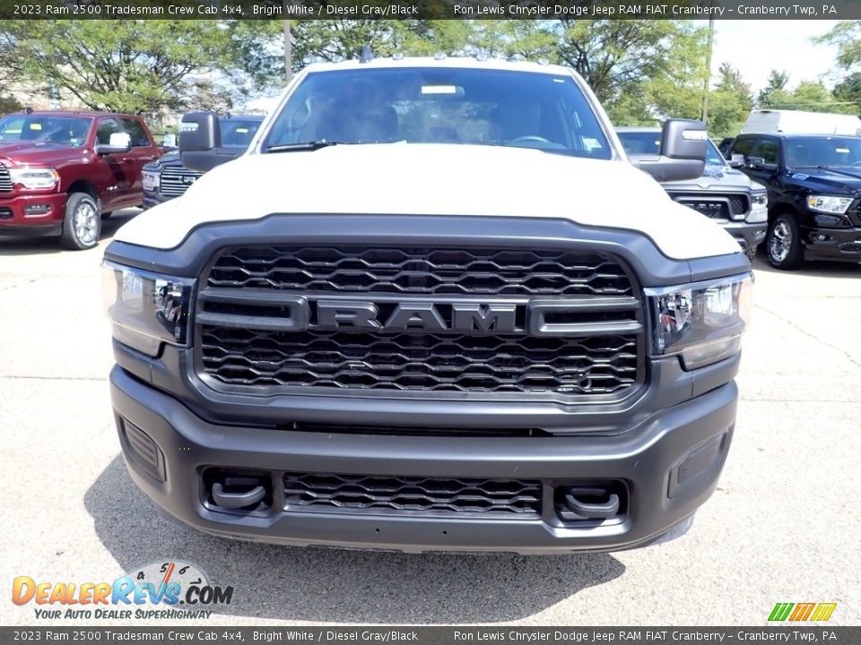 2023 Ram 2500 Tradesman Crew Cab 4x4 Bright White / Diesel Gray/Black Photo #8