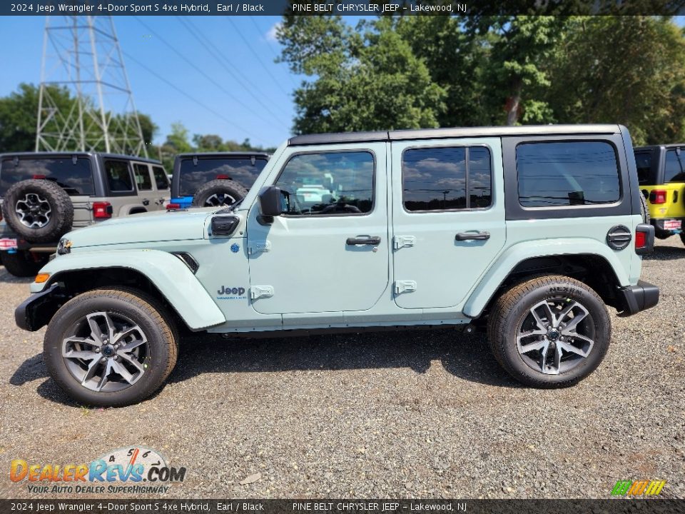 2024 Jeep Wrangler 4-Door Sport S 4xe Hybrid Earl / Black Photo #3