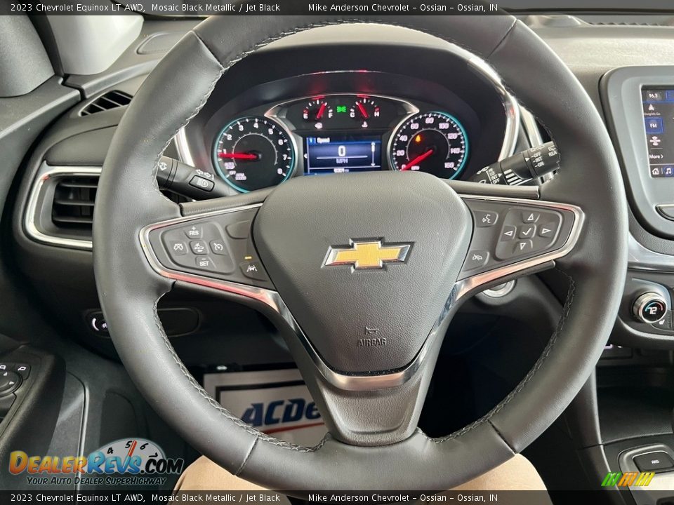 2023 Chevrolet Equinox LT AWD Mosaic Black Metallic / Jet Black Photo #17