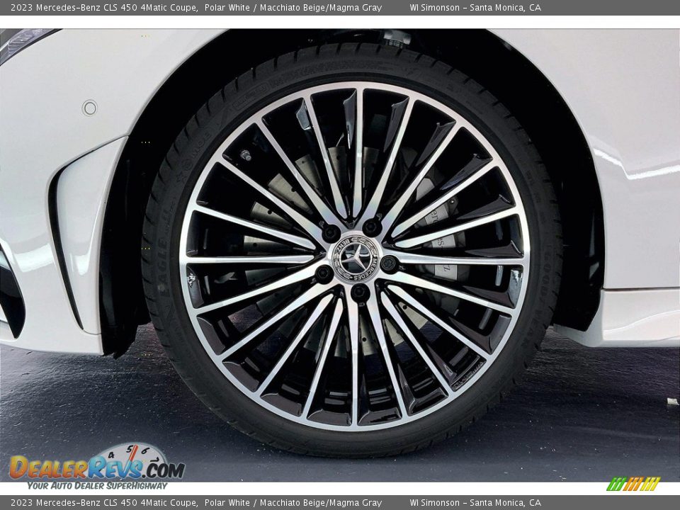 2023 Mercedes-Benz CLS 450 4Matic Coupe Polar White / Macchiato Beige/Magma Gray Photo #10