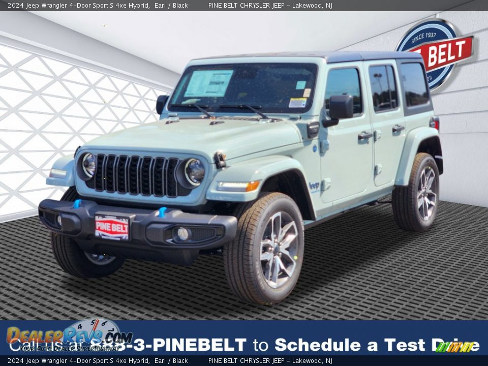 2024 Jeep Wrangler 4-Door Sport S 4xe Hybrid Earl / Black Photo #1