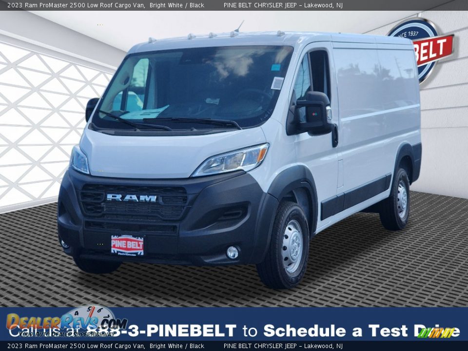 2023 Ram ProMaster 2500 Low Roof Cargo Van Bright White / Black Photo #1