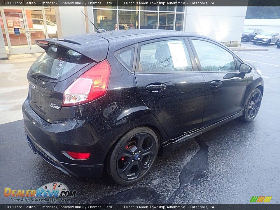 2018 Ford Fiesta ST Hatchback Shadow Black / Charcoal Black Photo #2