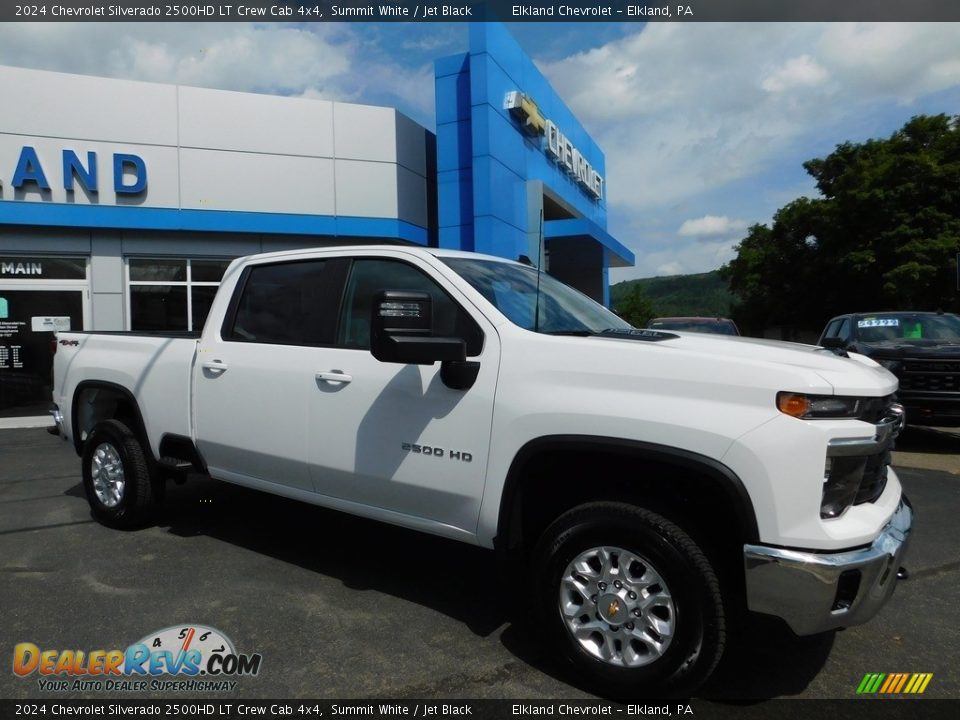 2024 Chevrolet Silverado 2500HD LT Crew Cab 4x4 Summit White / Jet Black Photo #6