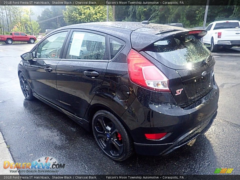 2018 Ford Fiesta ST Hatchback Shadow Black / Charcoal Black Photo #5