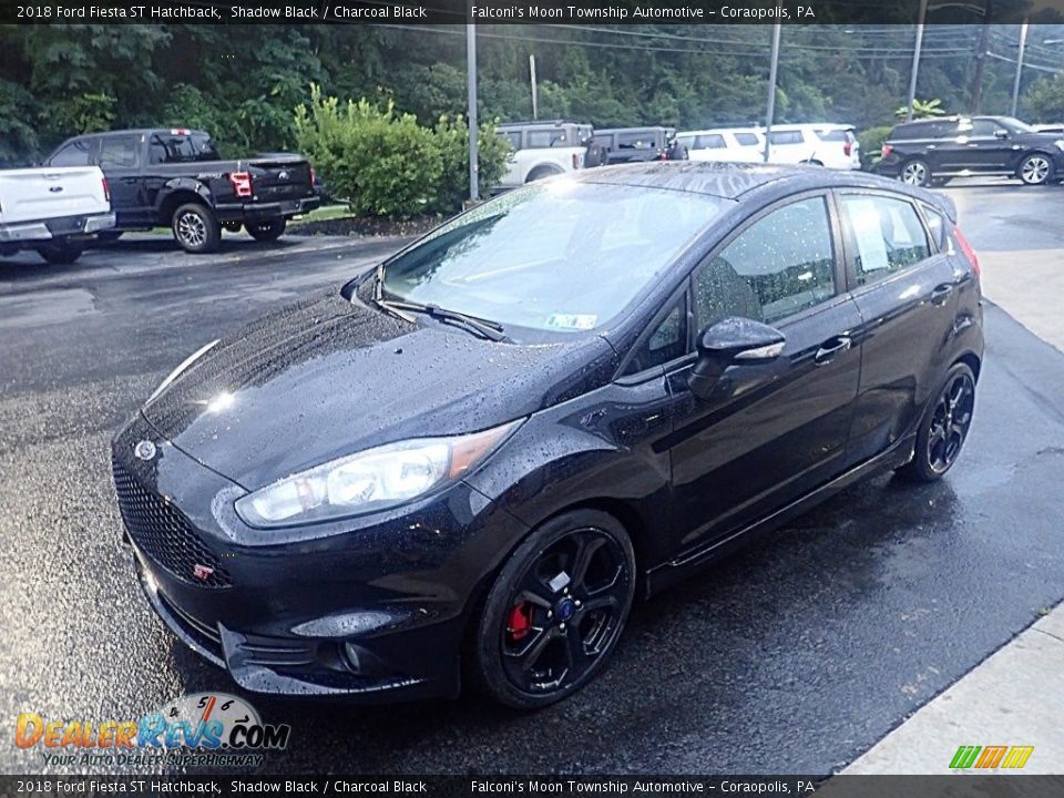 2018 Ford Fiesta ST Hatchback Shadow Black / Charcoal Black Photo #7