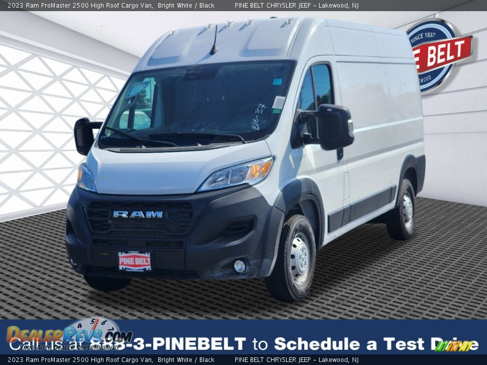 2023 Ram ProMaster 2500 High Roof Cargo Van Bright White / Black Photo #1