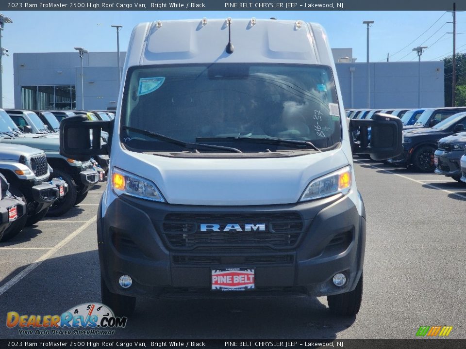 2023 Ram ProMaster 2500 High Roof Cargo Van Bright White / Black Photo #2