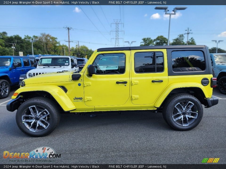 High Velocity 2024 Jeep Wrangler 4-Door Sport S 4xe Hybrid Photo #3