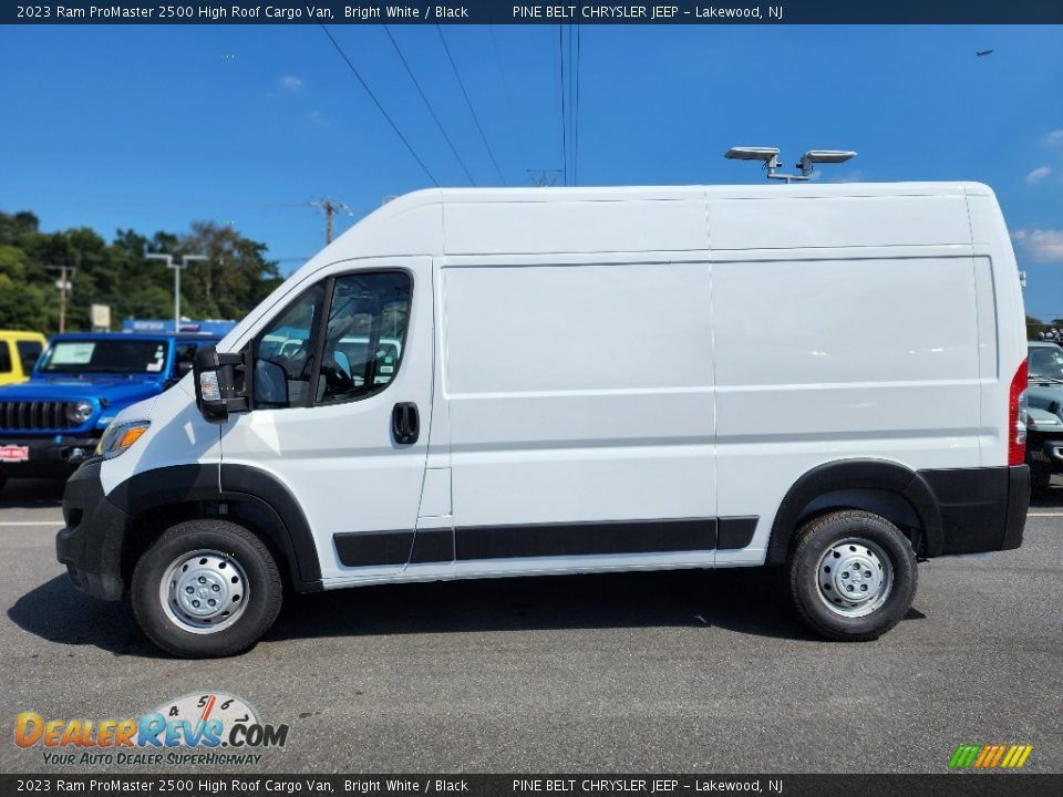 2023 Ram ProMaster 2500 High Roof Cargo Van Bright White / Black Photo #3