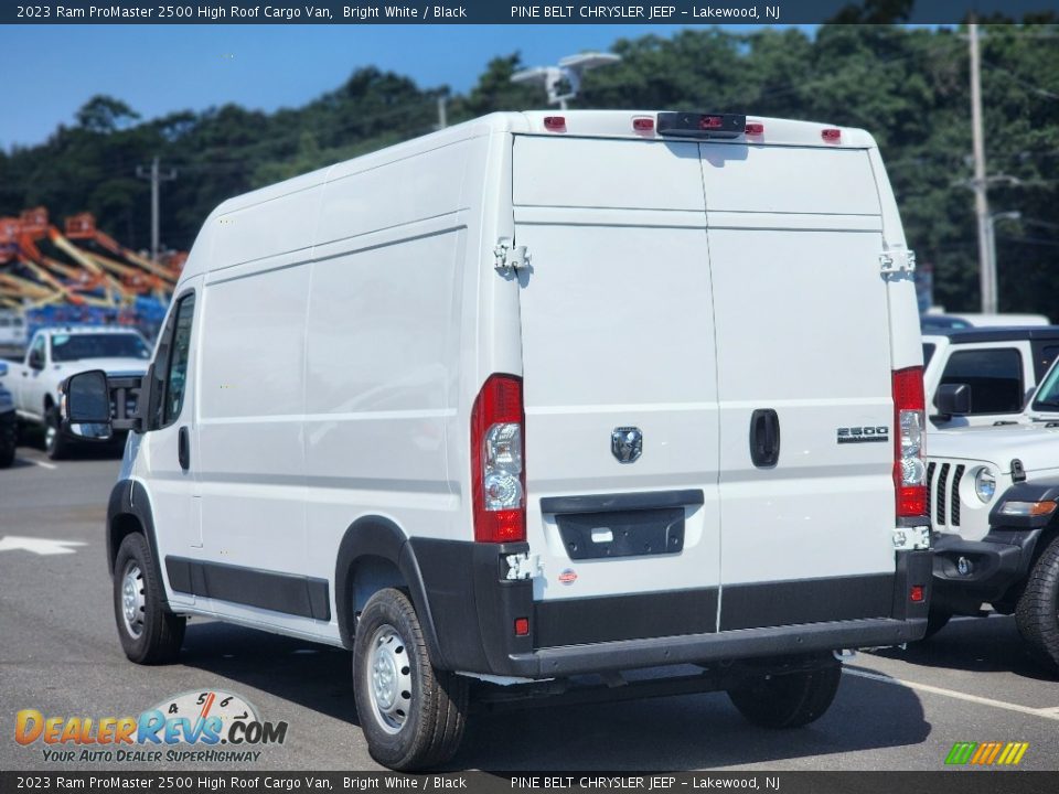 2023 Ram ProMaster 2500 High Roof Cargo Van Bright White / Black Photo #4