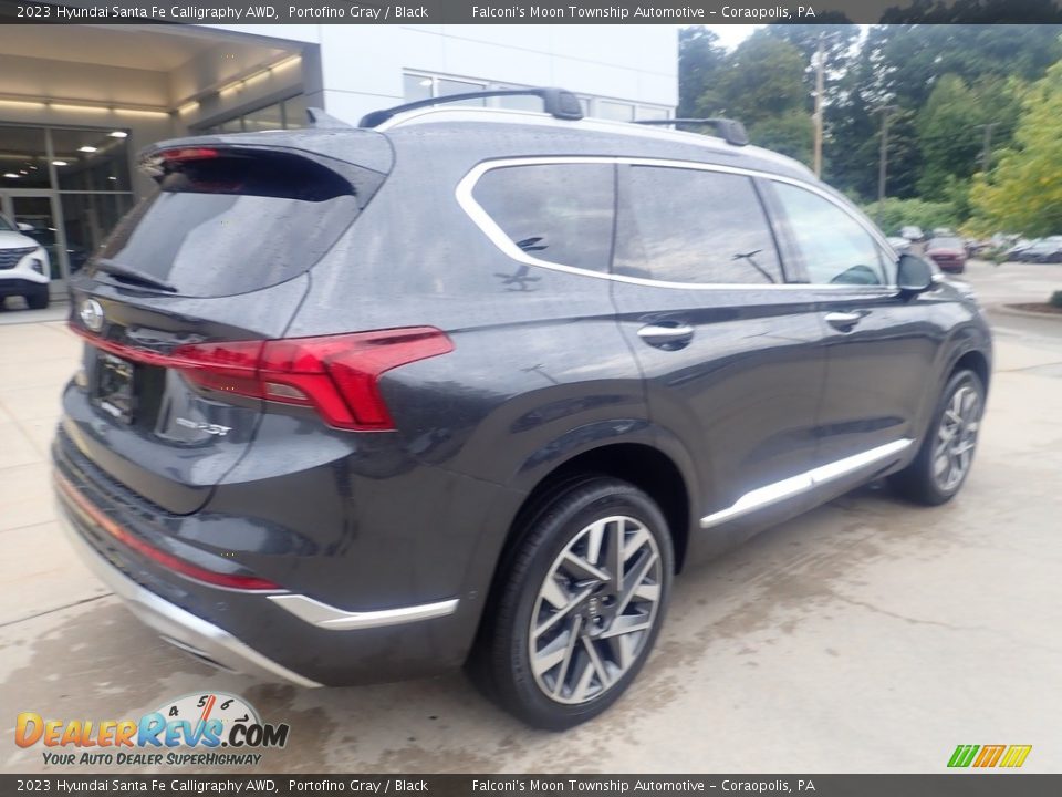 2023 Hyundai Santa Fe Calligraphy AWD Portofino Gray / Black Photo #2