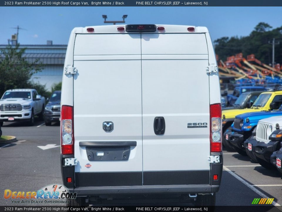 2023 Ram ProMaster 2500 High Roof Cargo Van Bright White / Black Photo #6