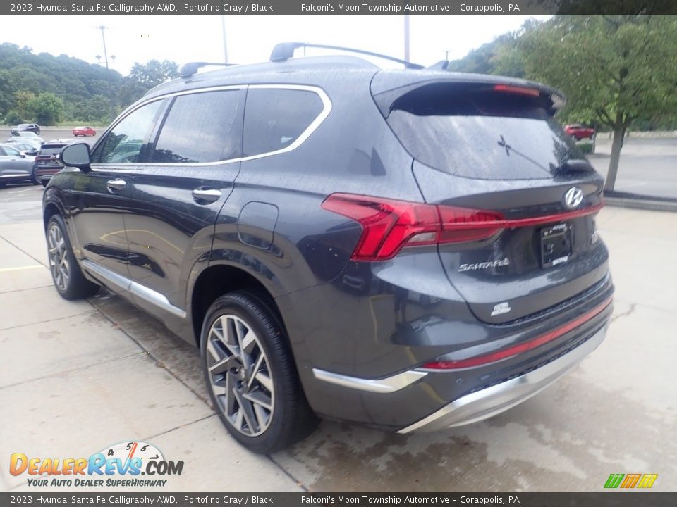 2023 Hyundai Santa Fe Calligraphy AWD Portofino Gray / Black Photo #5