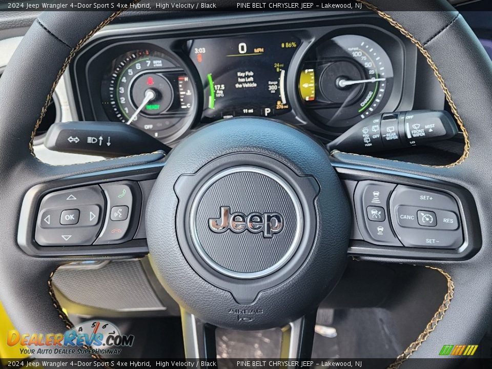 2024 Jeep Wrangler 4-Door Sport S 4xe Hybrid High Velocity / Black Photo #13