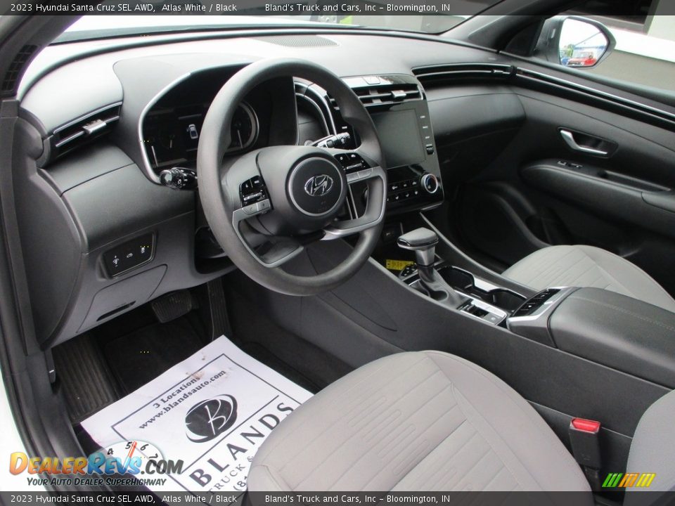 Black Interior - 2023 Hyundai Santa Cruz SEL AWD Photo #6