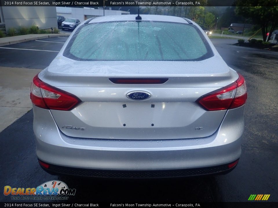 2014 Ford Focus SE Sedan Ingot Silver / Charcoal Black Photo #3