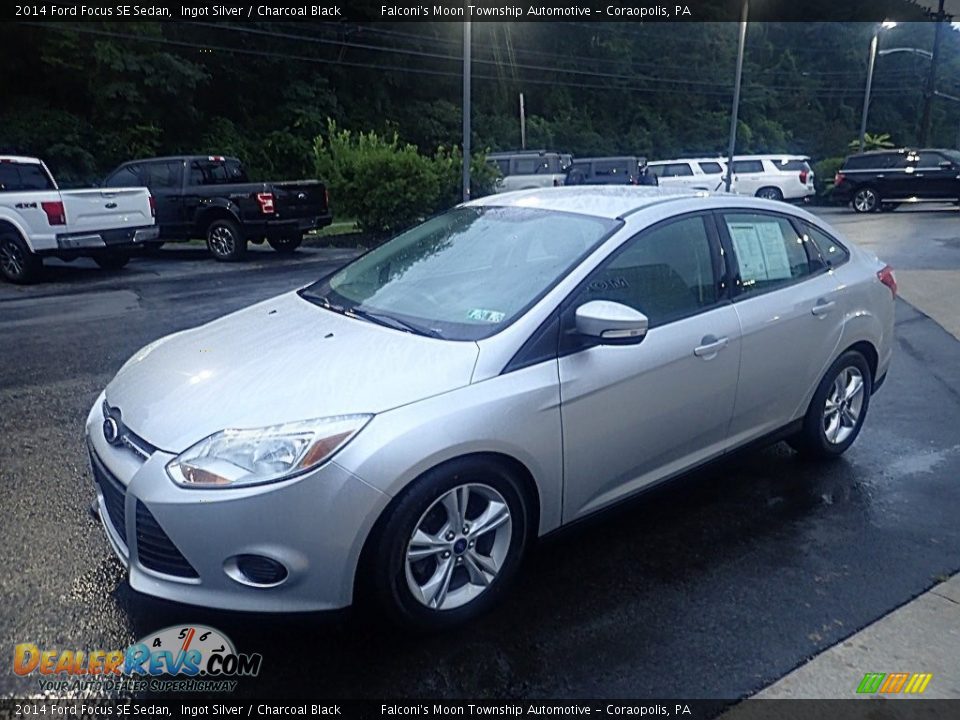 2014 Ford Focus SE Sedan Ingot Silver / Charcoal Black Photo #6