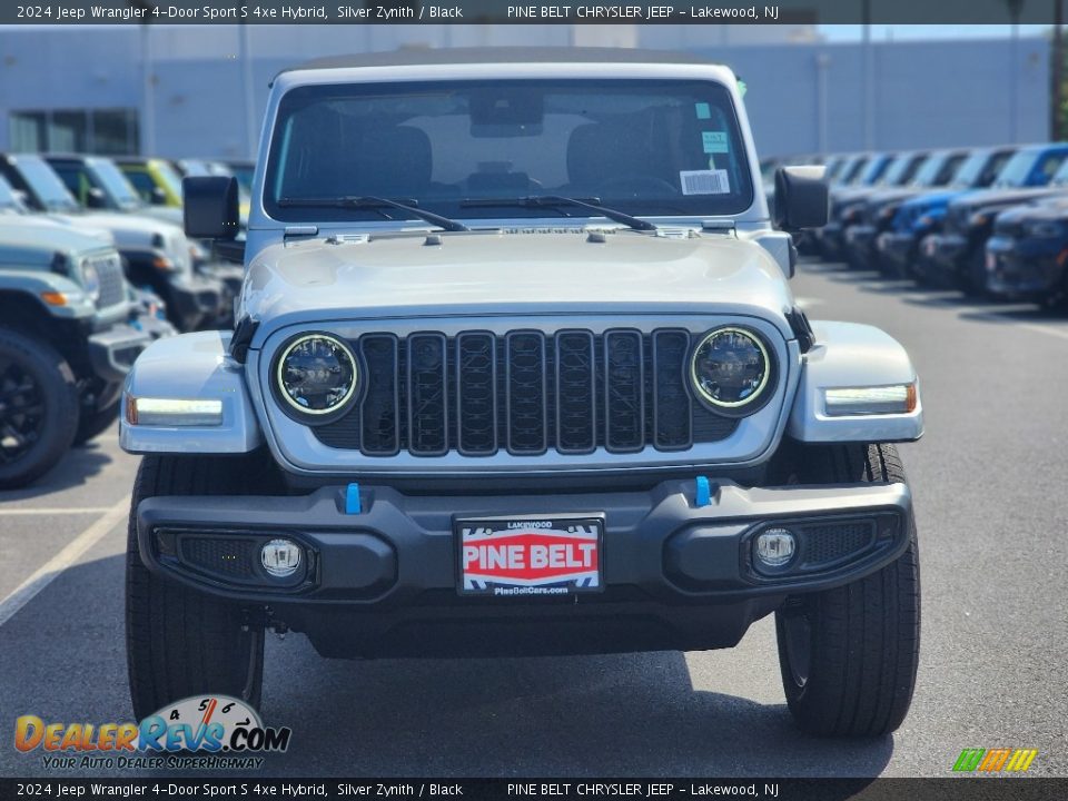 2024 Jeep Wrangler 4-Door Sport S 4xe Hybrid Silver Zynith / Black Photo #2