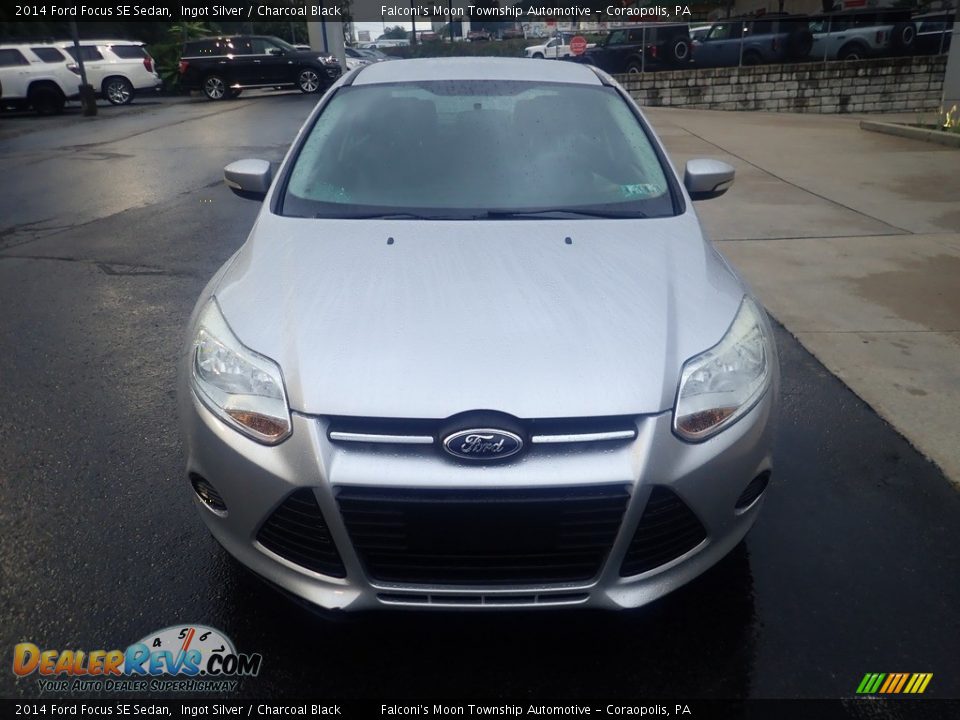 2014 Ford Focus SE Sedan Ingot Silver / Charcoal Black Photo #7