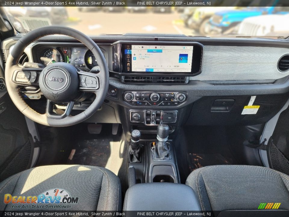 2024 Jeep Wrangler 4-Door Sport S 4xe Hybrid Silver Zynith / Black Photo #9