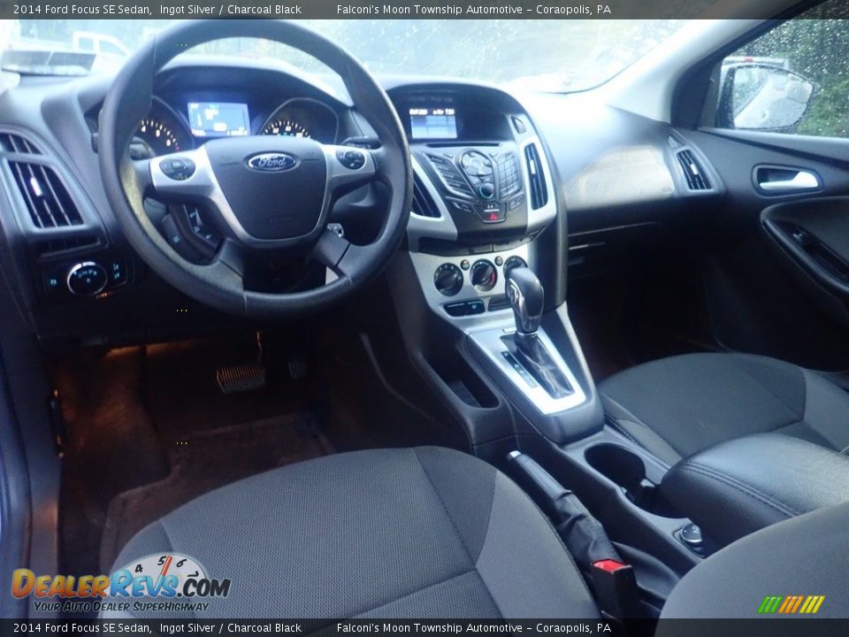 2014 Ford Focus SE Sedan Ingot Silver / Charcoal Black Photo #19