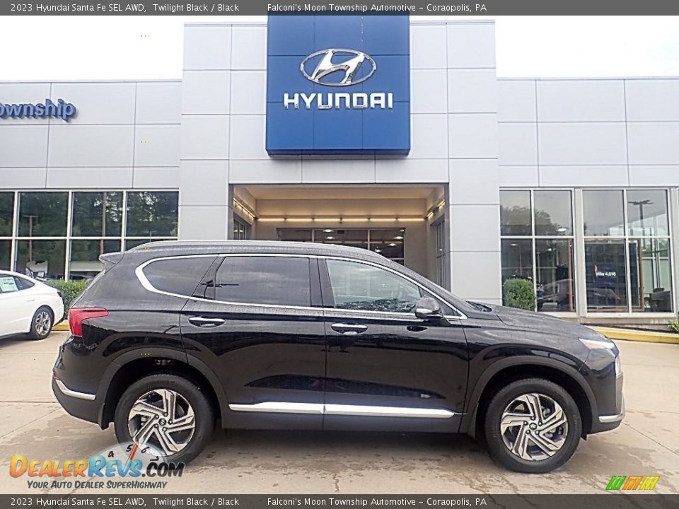 2023 Hyundai Santa Fe SEL AWD Twilight Black / Black Photo #1