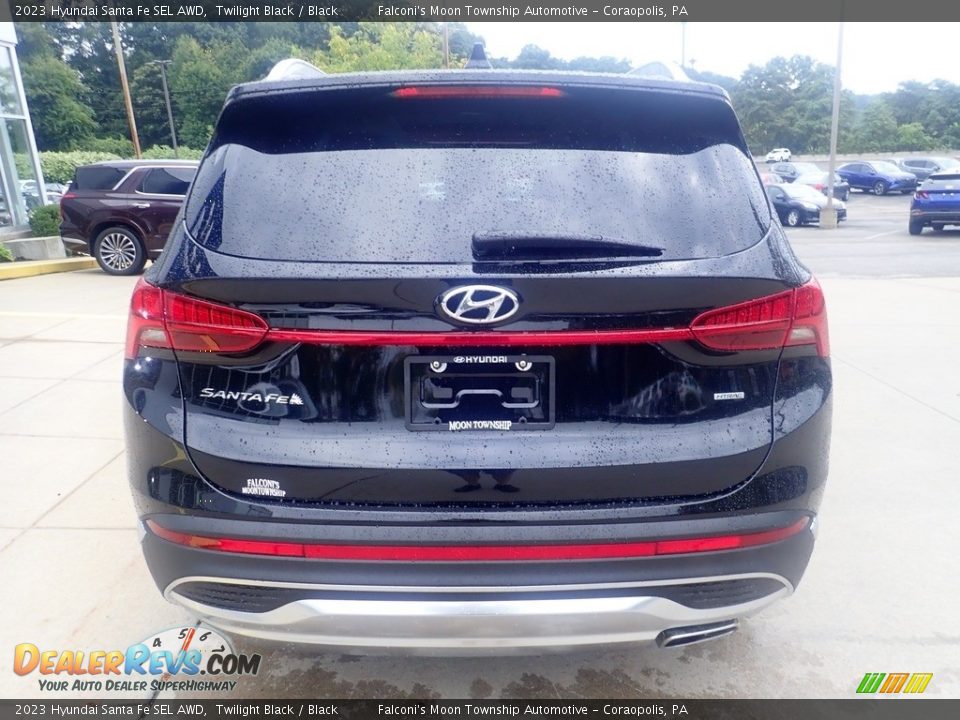 2023 Hyundai Santa Fe SEL AWD Twilight Black / Black Photo #3