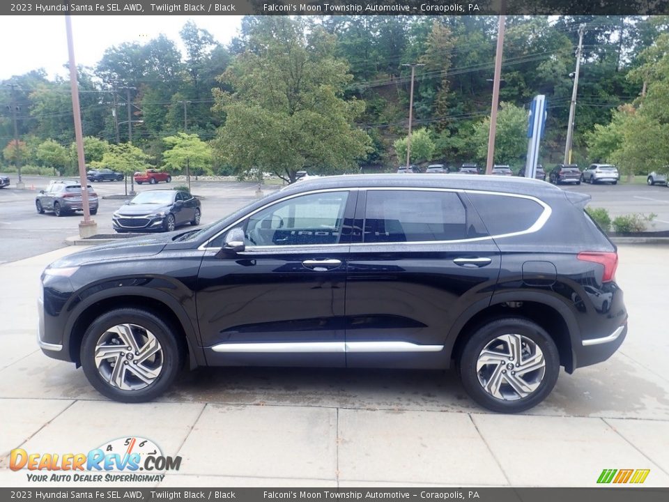 2023 Hyundai Santa Fe SEL AWD Twilight Black / Black Photo #6