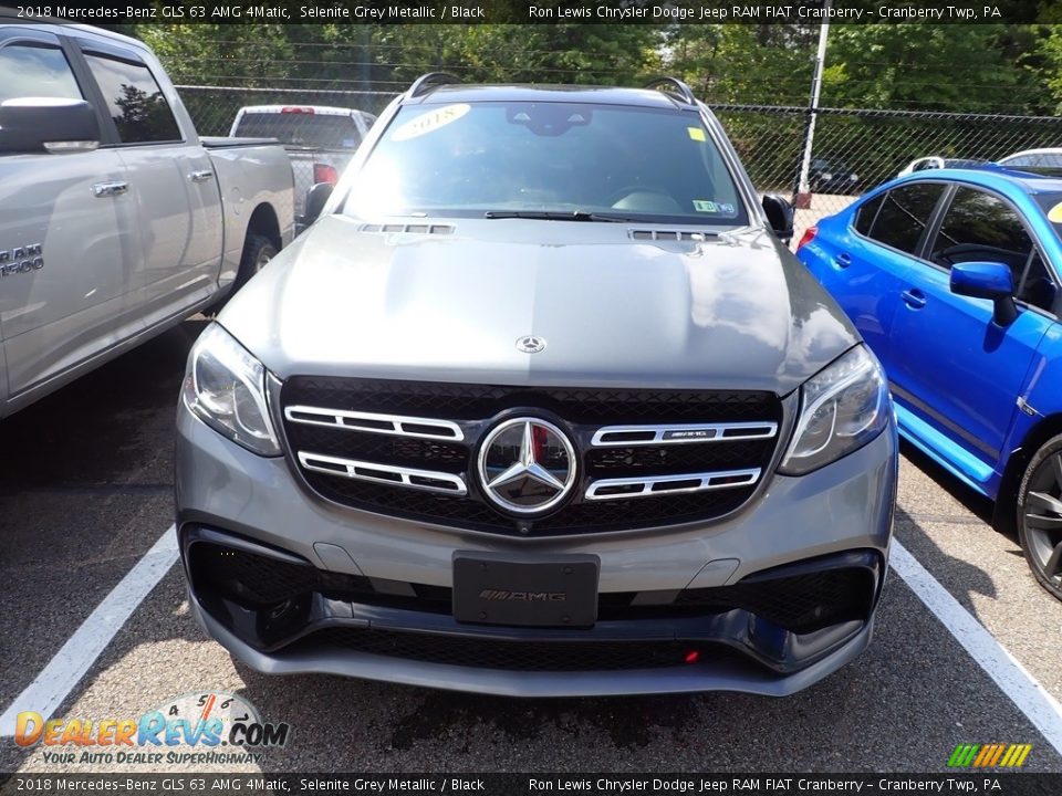 2018 Mercedes-Benz GLS 63 AMG 4Matic Selenite Grey Metallic / Black Photo #2