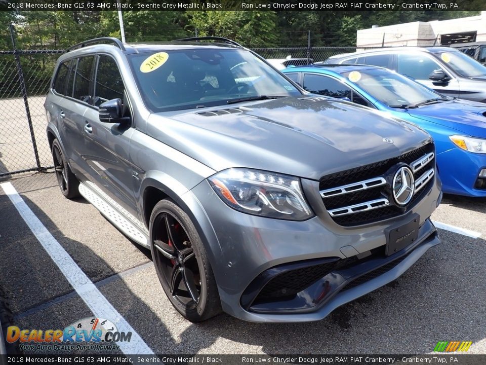 2018 Mercedes-Benz GLS 63 AMG 4Matic Selenite Grey Metallic / Black Photo #3