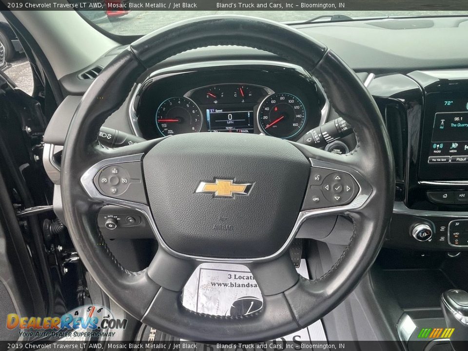 2019 Chevrolet Traverse LT AWD Mosaic Black Metallic / Jet Black Photo #18