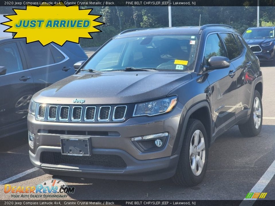 2020 Jeep Compass Latitude 4x4 Granite Crystal Metallic / Black Photo #1