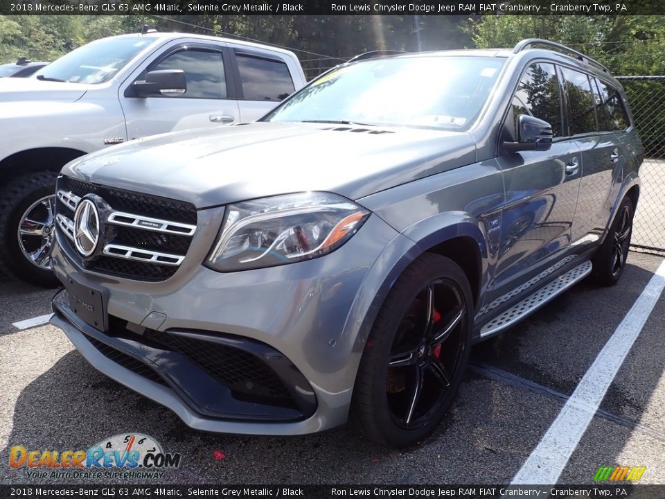 2018 Mercedes-Benz GLS 63 AMG 4Matic Selenite Grey Metallic / Black Photo #5