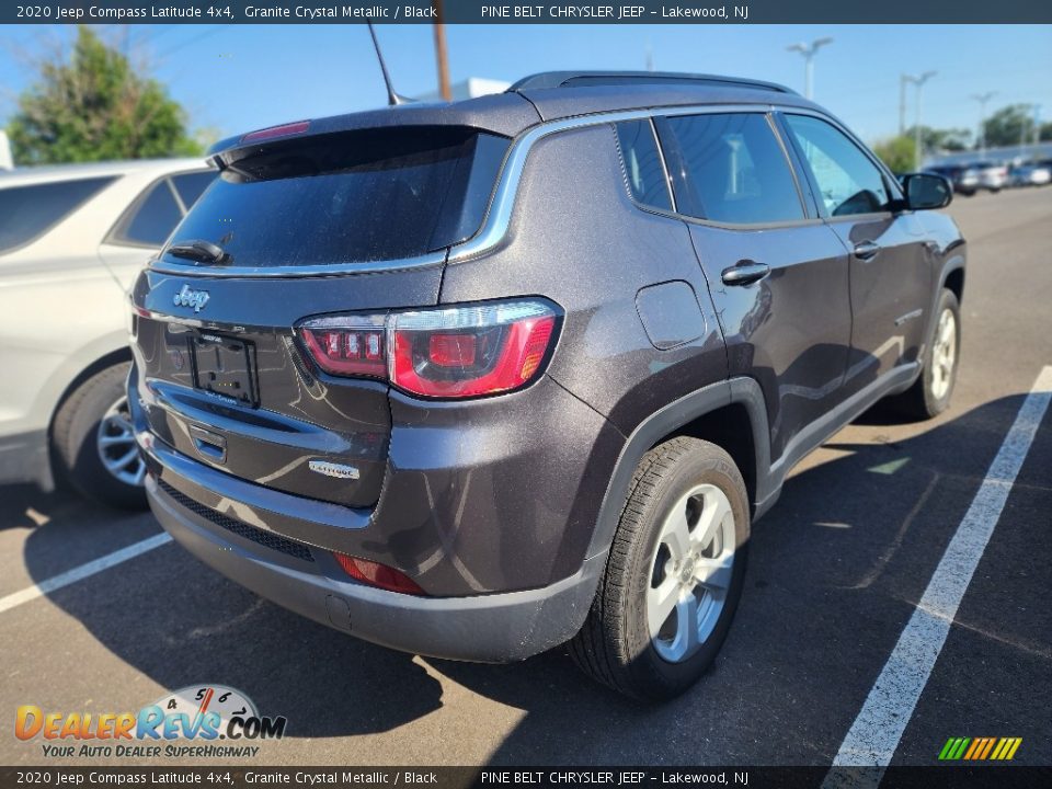 2020 Jeep Compass Latitude 4x4 Granite Crystal Metallic / Black Photo #3