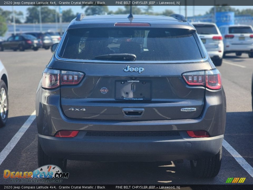 2020 Jeep Compass Latitude 4x4 Granite Crystal Metallic / Black Photo #4