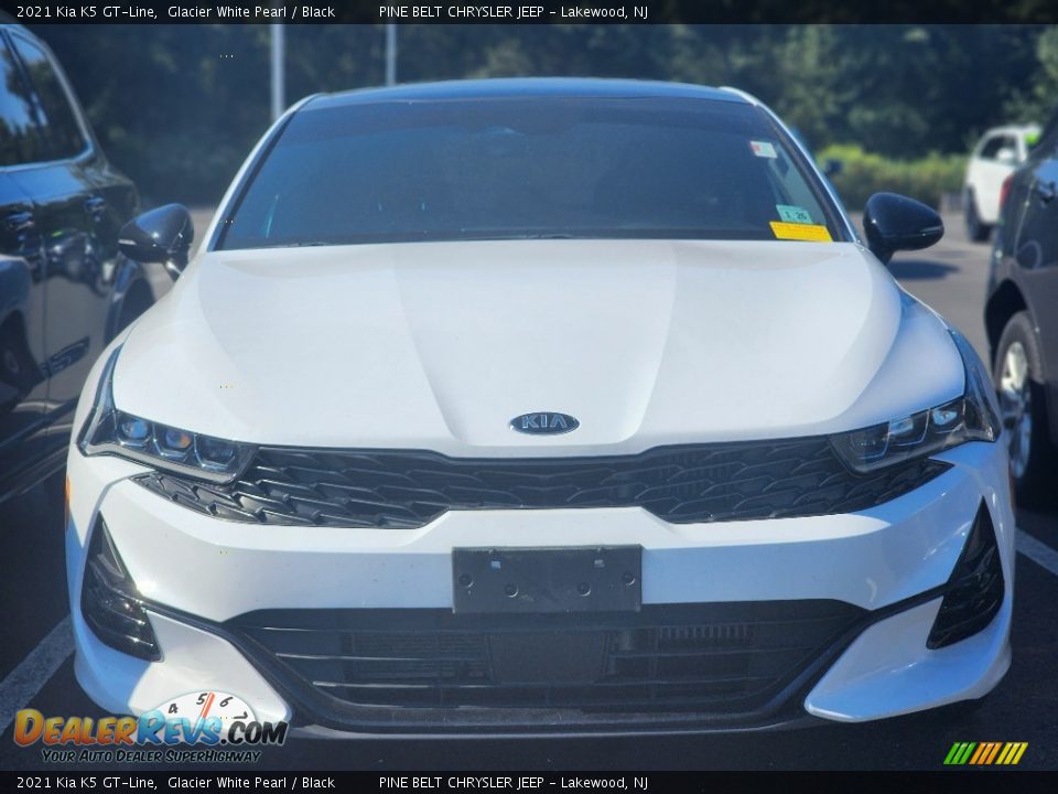 2021 Kia K5 GT-Line Glacier White Pearl / Black Photo #2